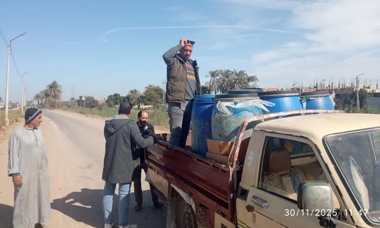 صحة المنيا: ضبط طن ألبان غير صالحة وتحرير 13 محضرًا في حملة مكبرة بمغاغة