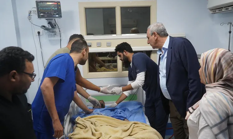 محافظ الغربية يتابع حادث انهيار سقف مصنع تحت الإنشاء بالمحلة الكبرى