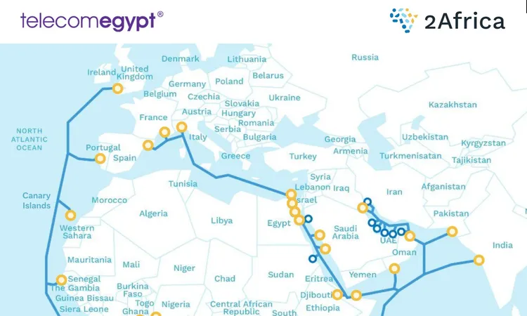 المصرية للاتصالات تعلن اكتمال مشروع الكابل البحري 2Africa