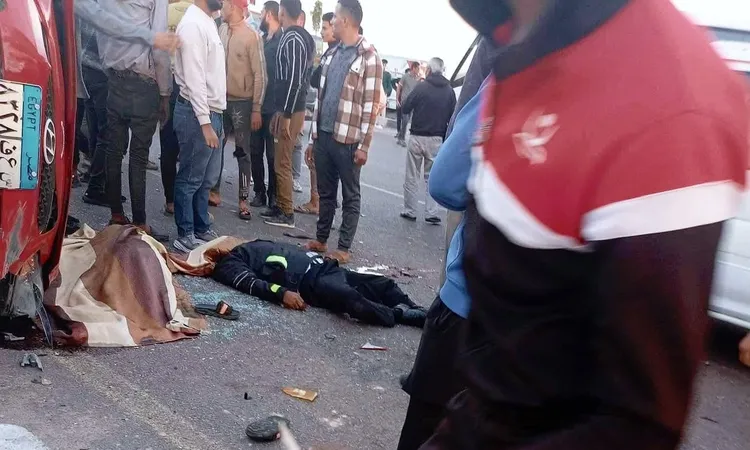 بالأسماء.. وفاة شخصان في حادث مرور بمنطقة القباري في الإسكندرية
