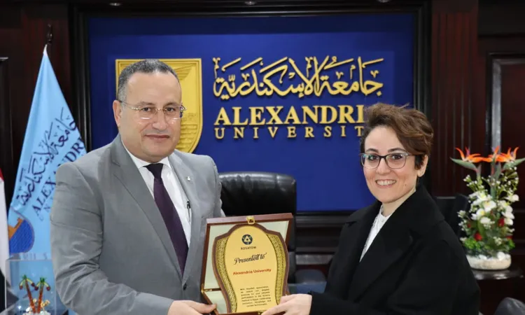 رئيس جامعة الإسكندرية يبحث مع وفد شركة “روس أتوم” آفاق التعاون في مجالات الطاقة النووية والابتكار