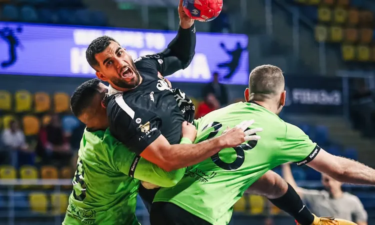 «رجال يد الأهلي» يفوز على البنك الأهلي في دوري المحترفين