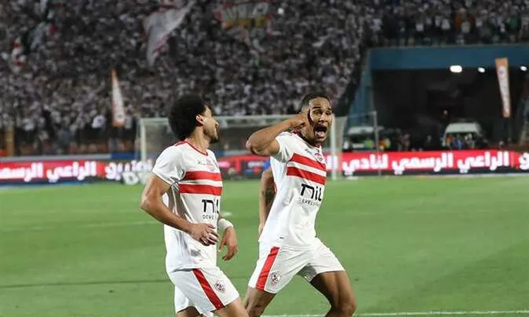 الزمالك يضرب زيسكو بهدف نظيف في الشوط الأول