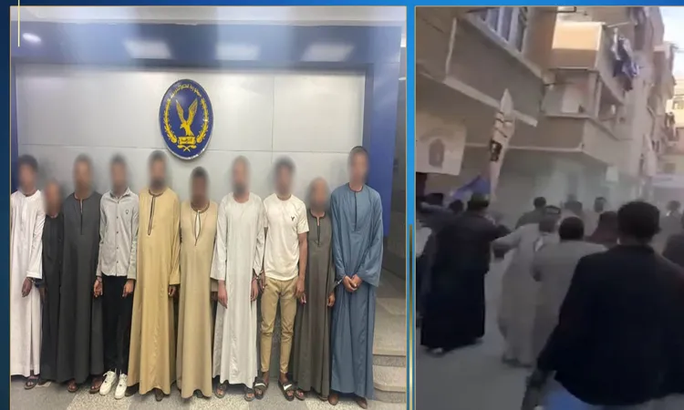 بتهمة القاء الحجارة على مقر لجنة.. ضبط 10 من مؤيدي احد المرشحين بقنا