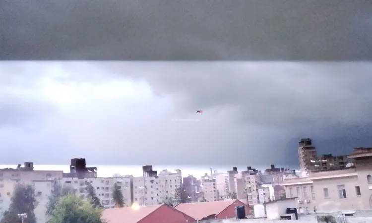 ثلوج وبرق ورعد وأمطار غزيرة تجتاح الإسكندرية