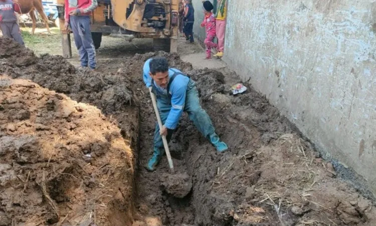 العطش يضرب الأهالي بسبب 3 أعطال في خطوط المياه بالمراشدة في قنا