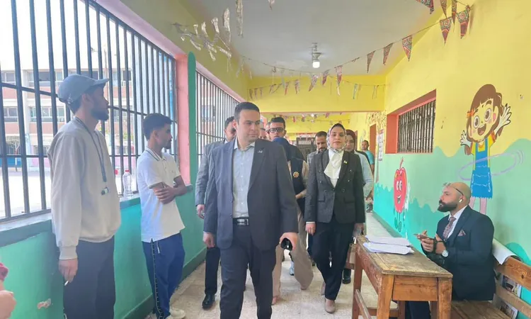 عبدالمنعم إمام يتفقد لجان القاهرة الجديدة ويشيد بالتنظيم