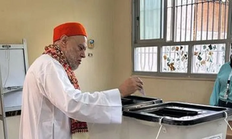 علي جمعة يدلي بصوته في انتخابات مجلس النواب بأكتوبر