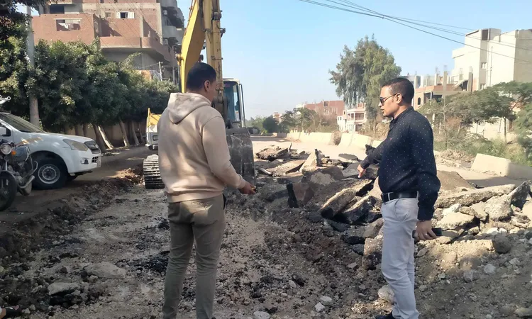 بعد استغاثة المواطنين.. البدء في أعمال قطع فُرمة طريق شما بالمنوفية