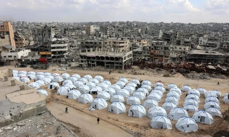 اللجنة المصرية بغزة: استجابة فورية لدعم مخيمات النزوح مع دخول الشتاء