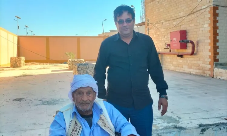 الحاج حتيته المعبدي 96 سنة معاق من السلوم صوت لمن يمثله بالبرلمان