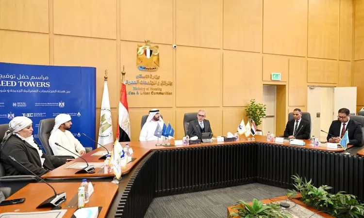 هيئة المجتمعات العمرانية توقع عقد أرض مشروع تجاري فندقي بقيمة 15 مليار جنيه