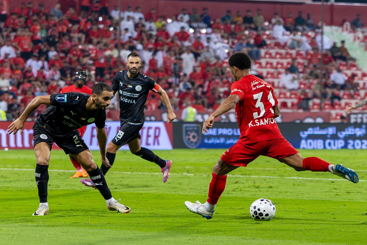 ملخص وأهداف مباراة شباب الأهلي ضد النصر في ذهاب ربع نهائي كأس مصرف أبو ظبي