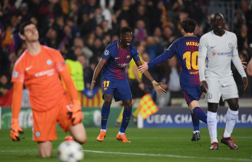 ميسي يدك شباك كورتوا.. كيف كانت آخر مواجهة بين برشلونة وتشيلسي؟