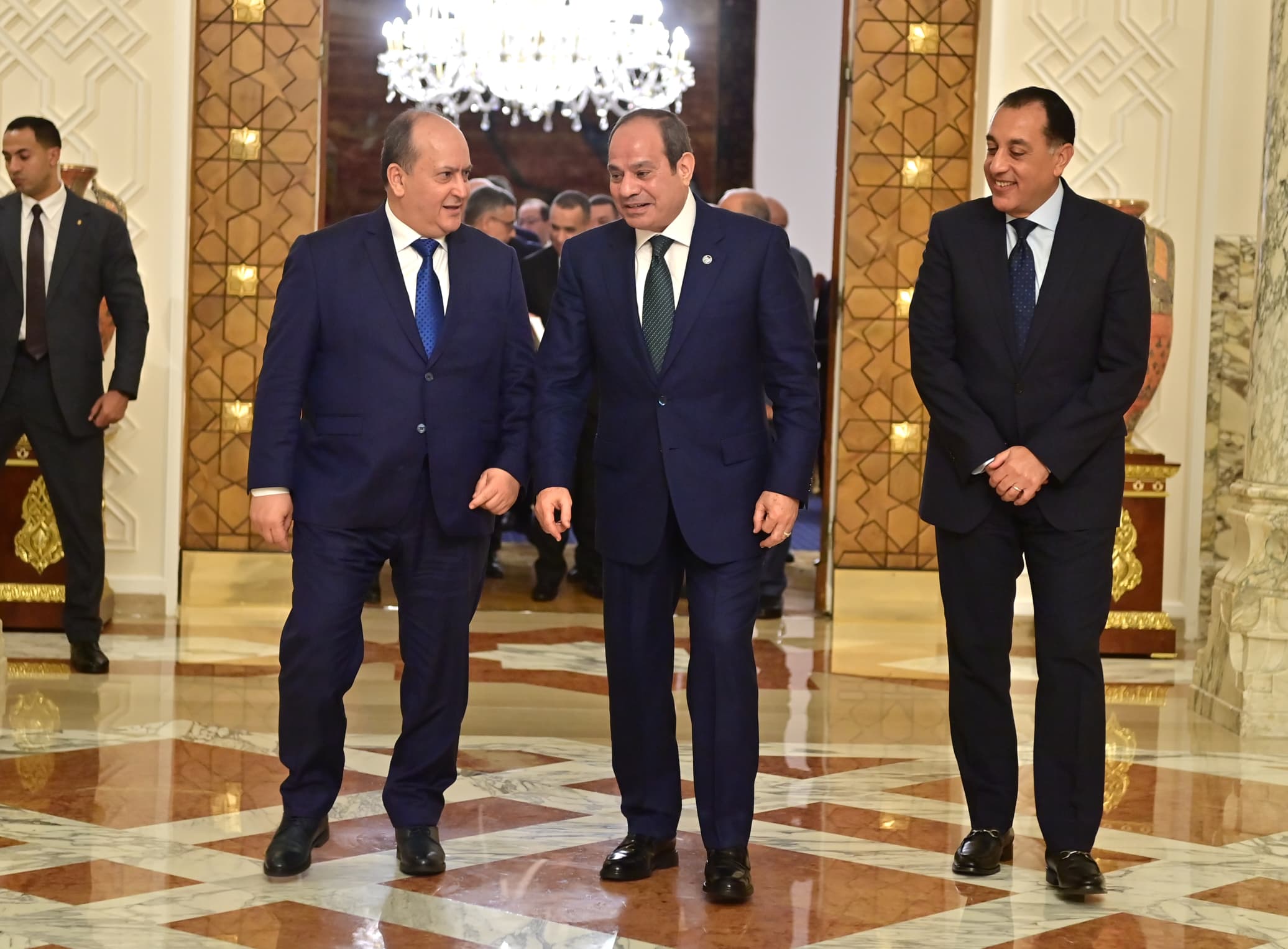 السيسي يستقبل الوزير الأول سيفي غريب بالقاهرة.. تأكيد على شراكة إستراتيجية ودفع قوي للتعاون الثنائي