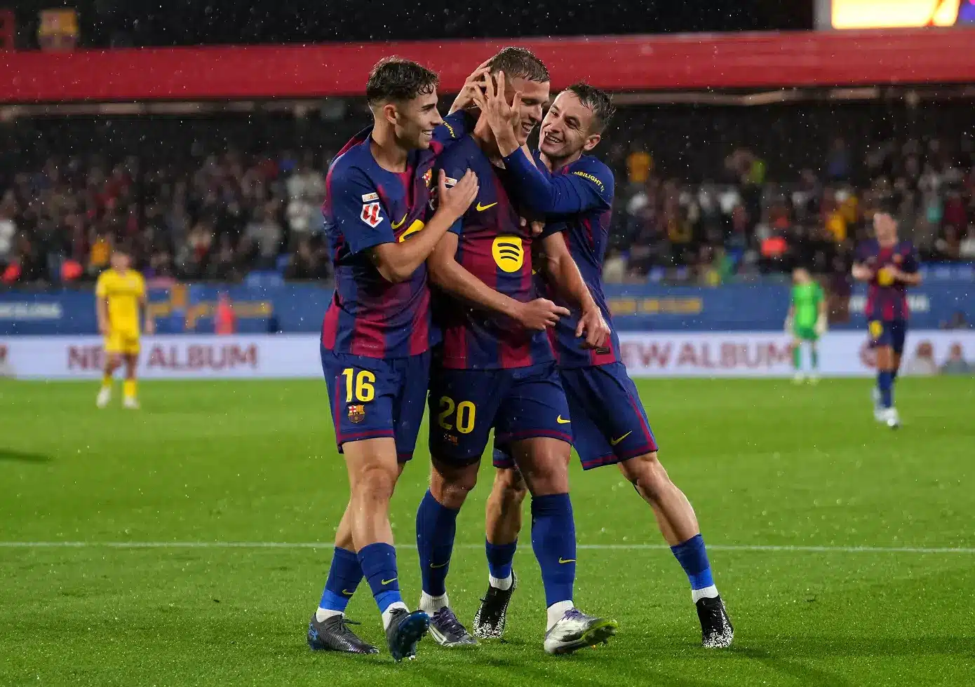 برشلونة يعلن إصابة فيرمين لوبيز وصدمة في مدة الغياب