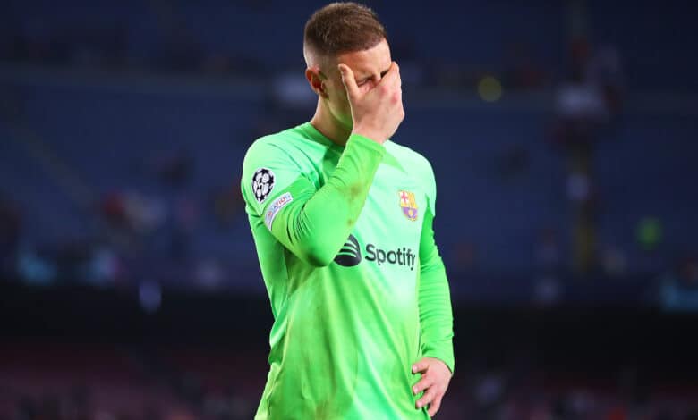 غموض حول مستقبل تير شتيجن مع برشلونة