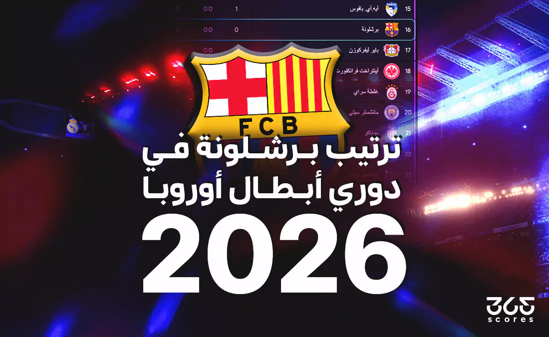 ترتيب برشلونة في دوري أبطال أوروبا 2026