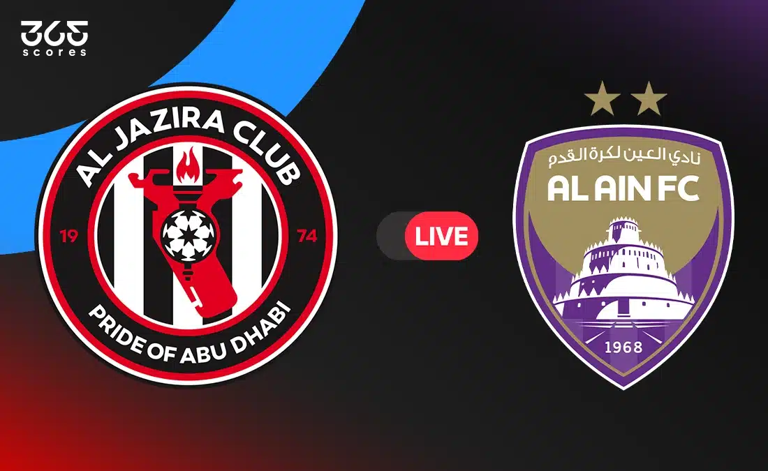 مباشر مباراة العين ضد الجزيرة في الجولة الثامنة بالدوري الإماراتي