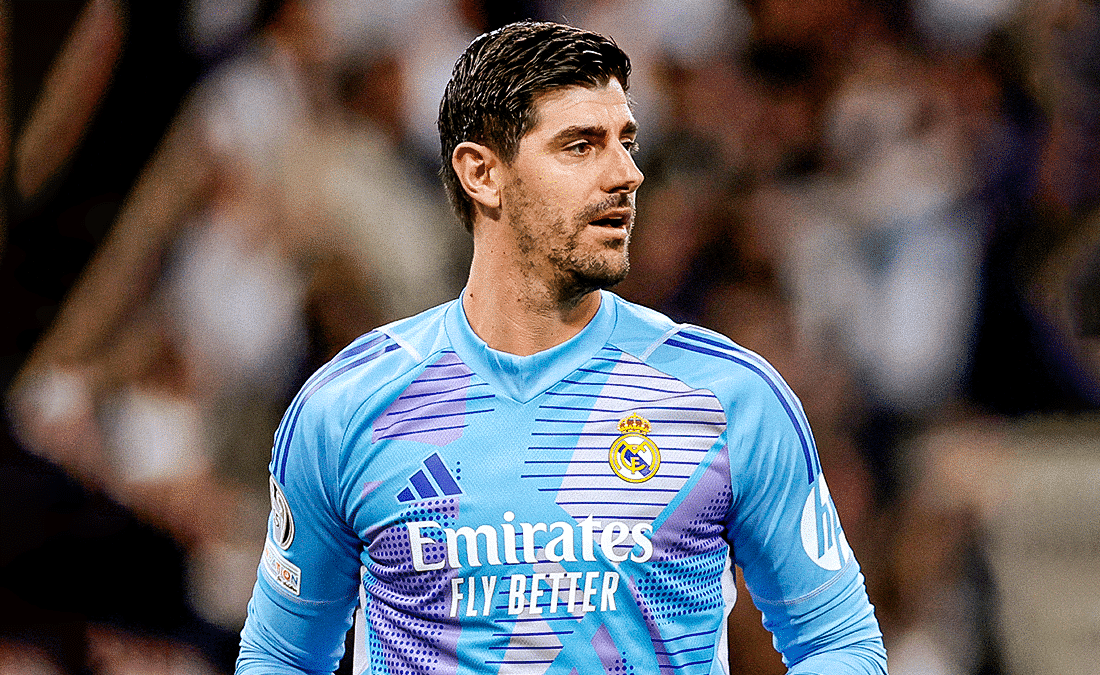 رغم إصابته.. كورتوا يشارك في معسكر بلجيكا ليوم واحد