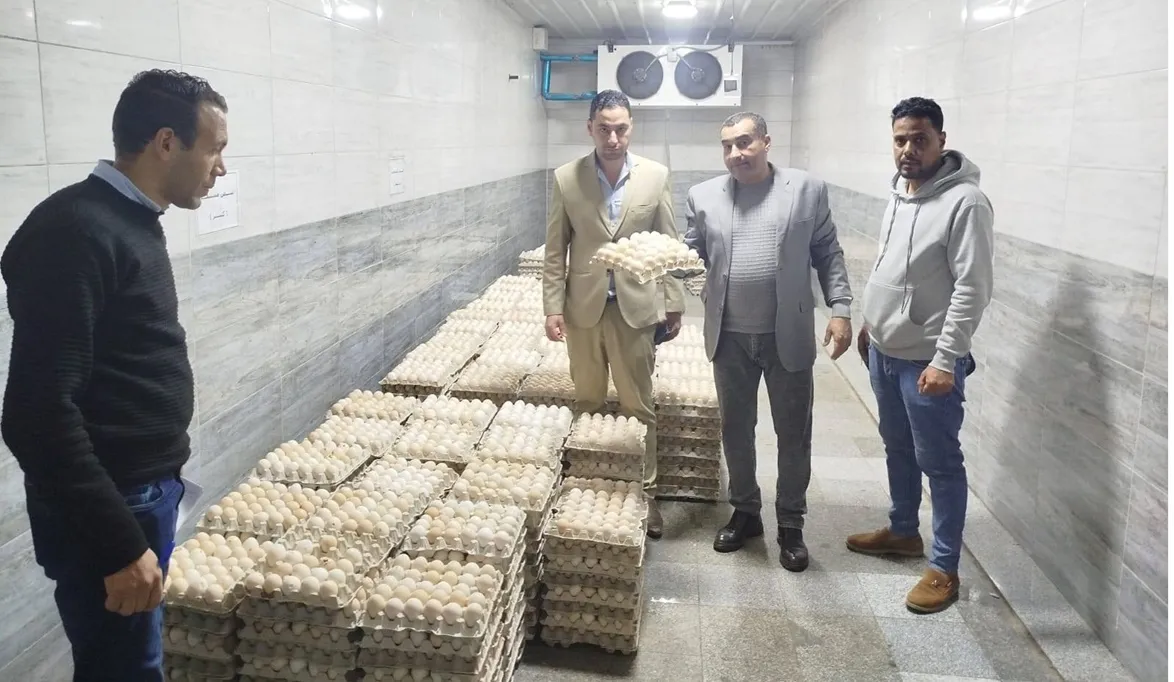 تموين المنوفية يضبط 70 ألف بيضة فاسدة قبل طرحها بالأسواق في ال…