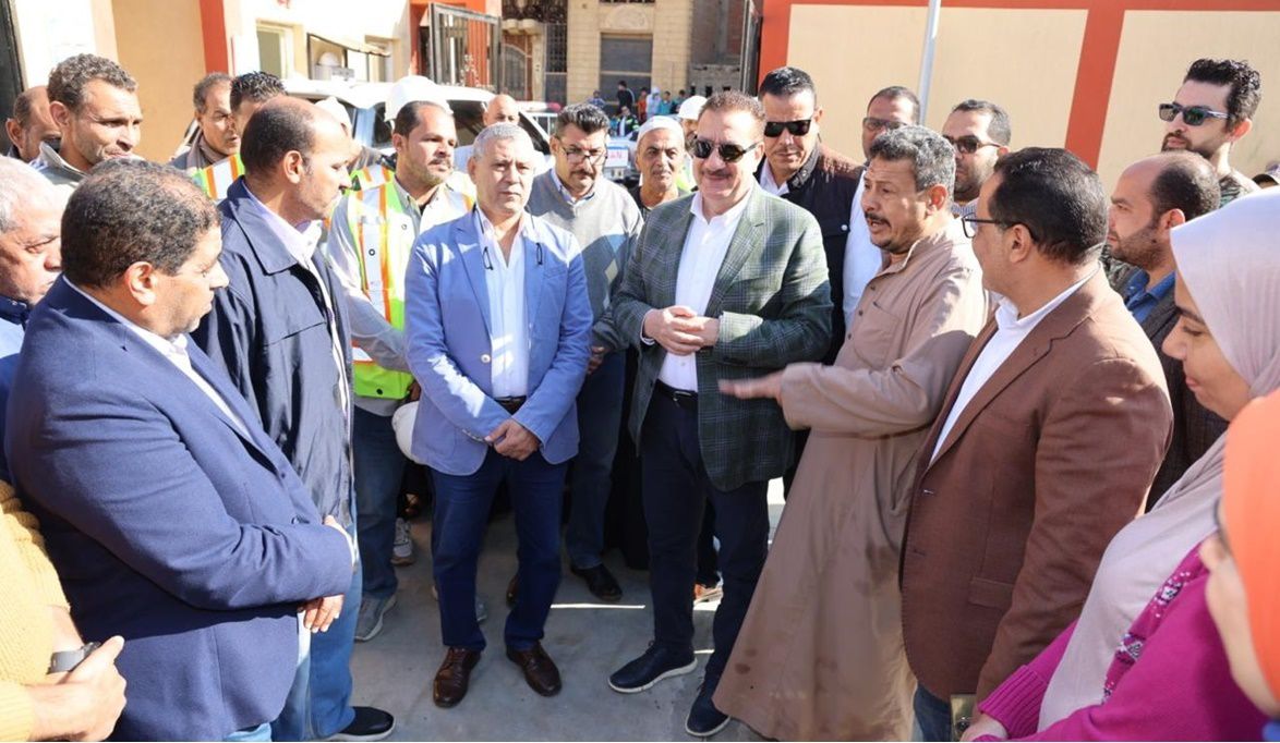 محافظ المنوفية يطلق التشغيل التجريبي لمشروع صرف صحي كمشيش بتلا…