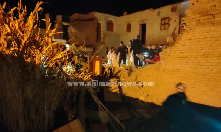 حشرة وراء مأساة «منزل الدير» المنكوب.. القصة كاملة لوفاة أم وطفليها بالأقصر