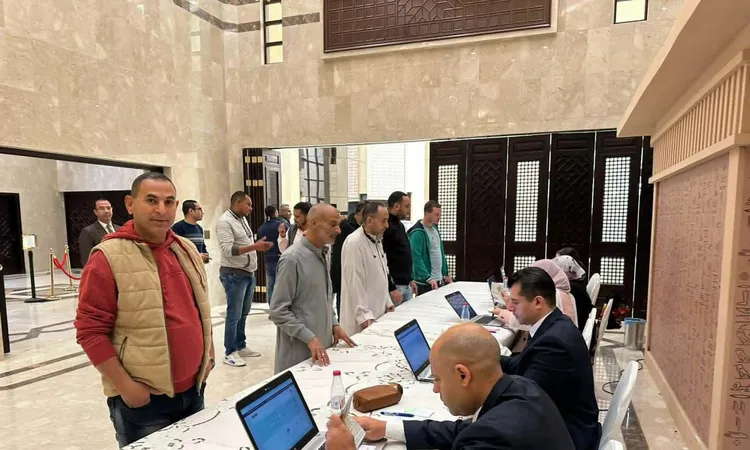 انتظام التصويت بسفارة مصر في أثينا في جولة الإعادة لانتخابات مجلس النواب 2025
