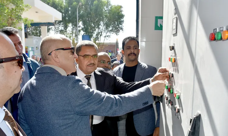 محافظ الأقصر يفتتح مشروعات صرف صحي وكهرباء بالمدينة الصناعية بالبغدادي لدعم الاستثمار