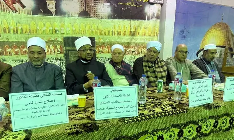 خلال لقائه بأجواد إسنا بالأقصر.. رئيس البحوث الإسلامية يشدد على خطورة الثأر وضرورة إطفاء نار الفتنة