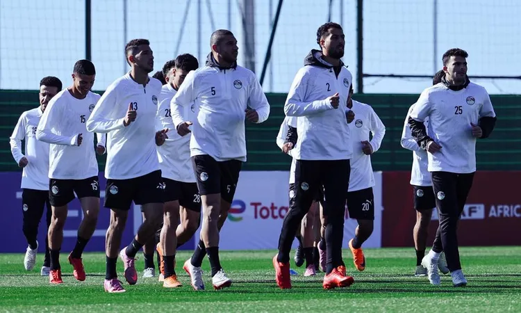 منتخب مصر يبدأ استعداداته لمواجهة جنوب أفريقيا