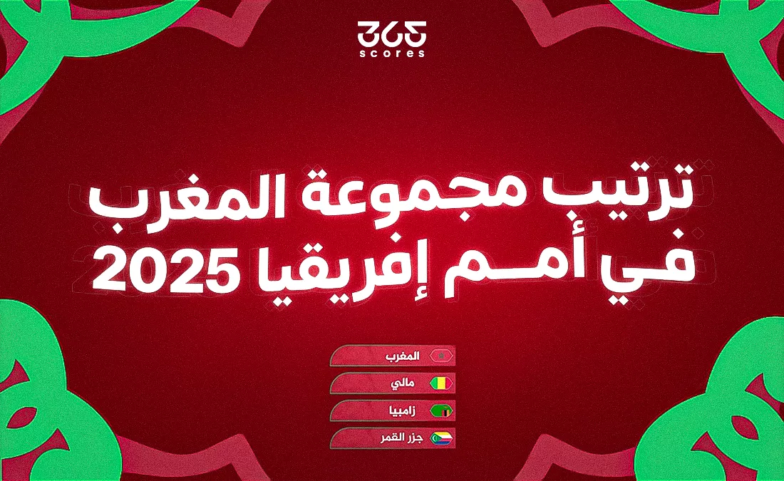 ترتيب مجموعة المغرب في كأس أمم إفريقيا 2025
