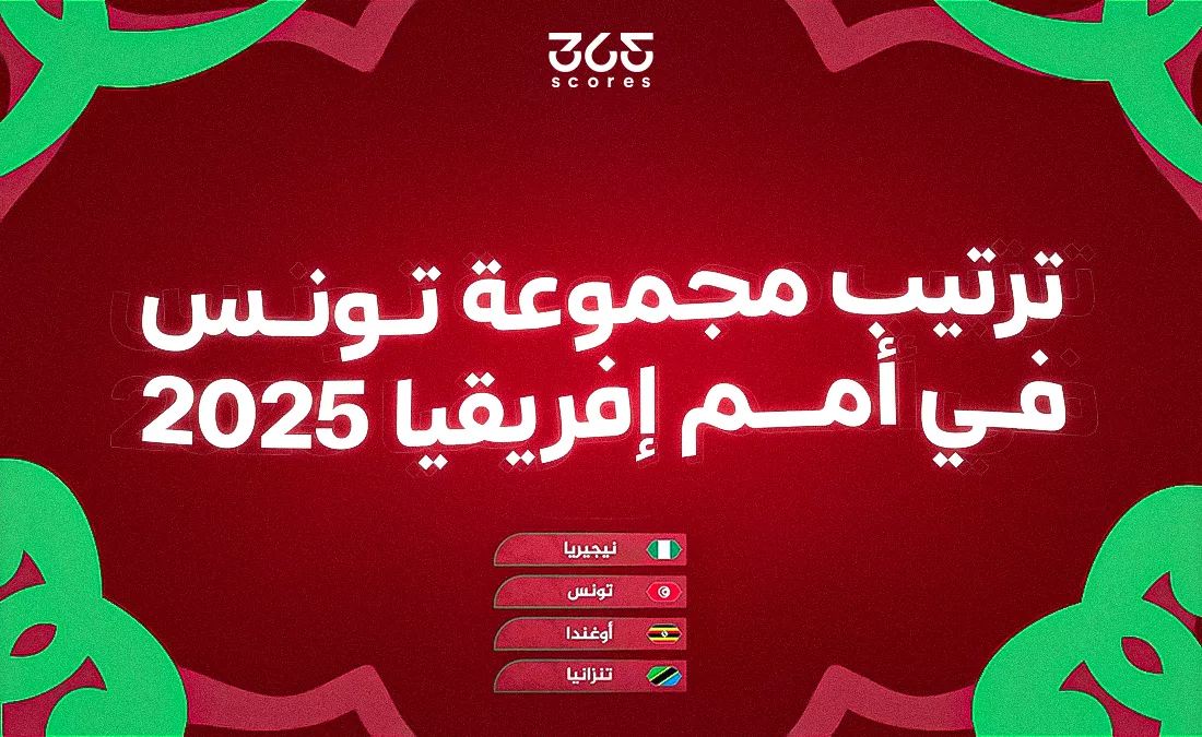 ترتيب مجموعة تونس في كأس أمم إفريقيا 2025