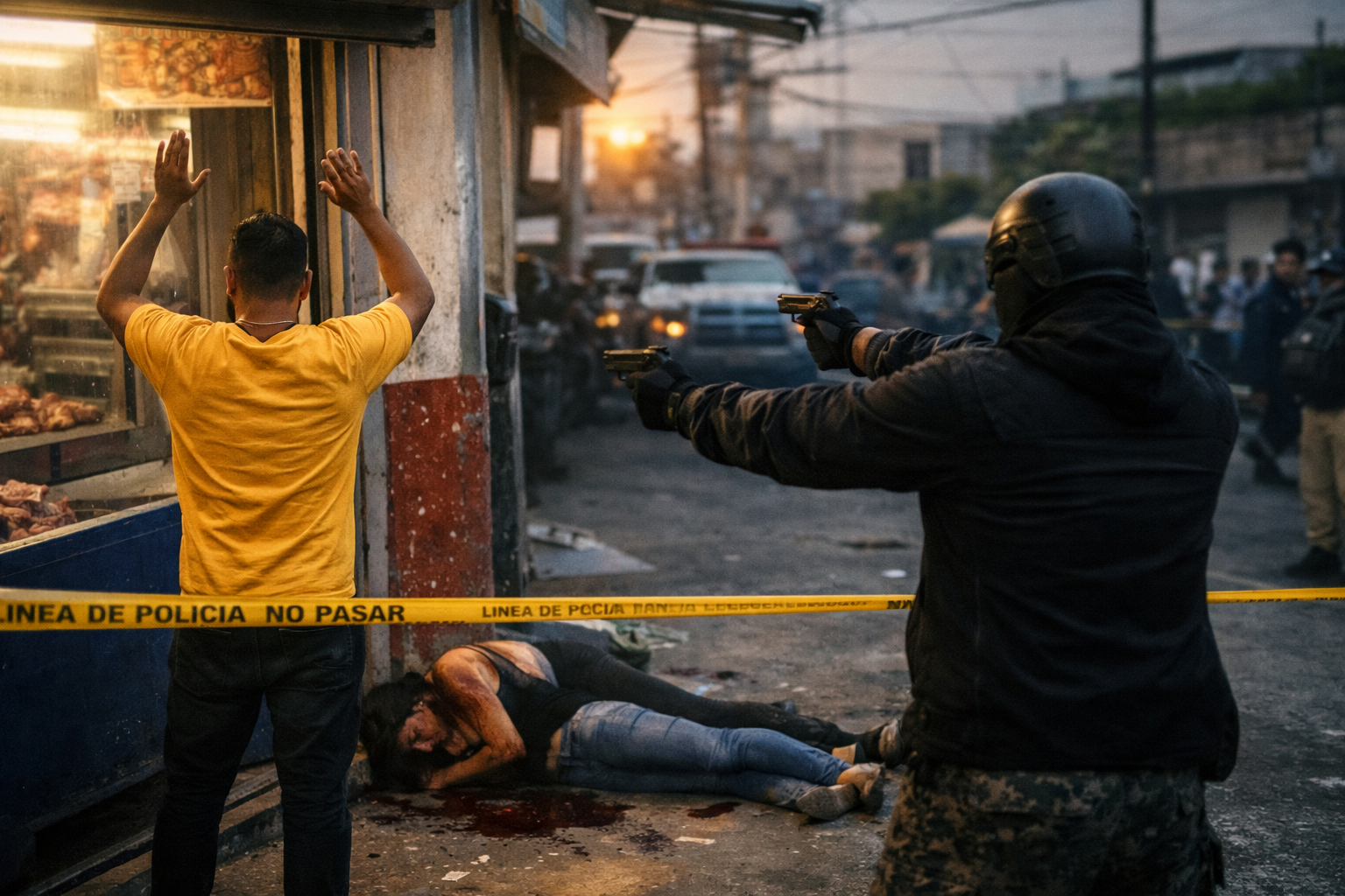 سقط بالرصاص.. لحظة قتل نجم برشلونة الإكوادوري