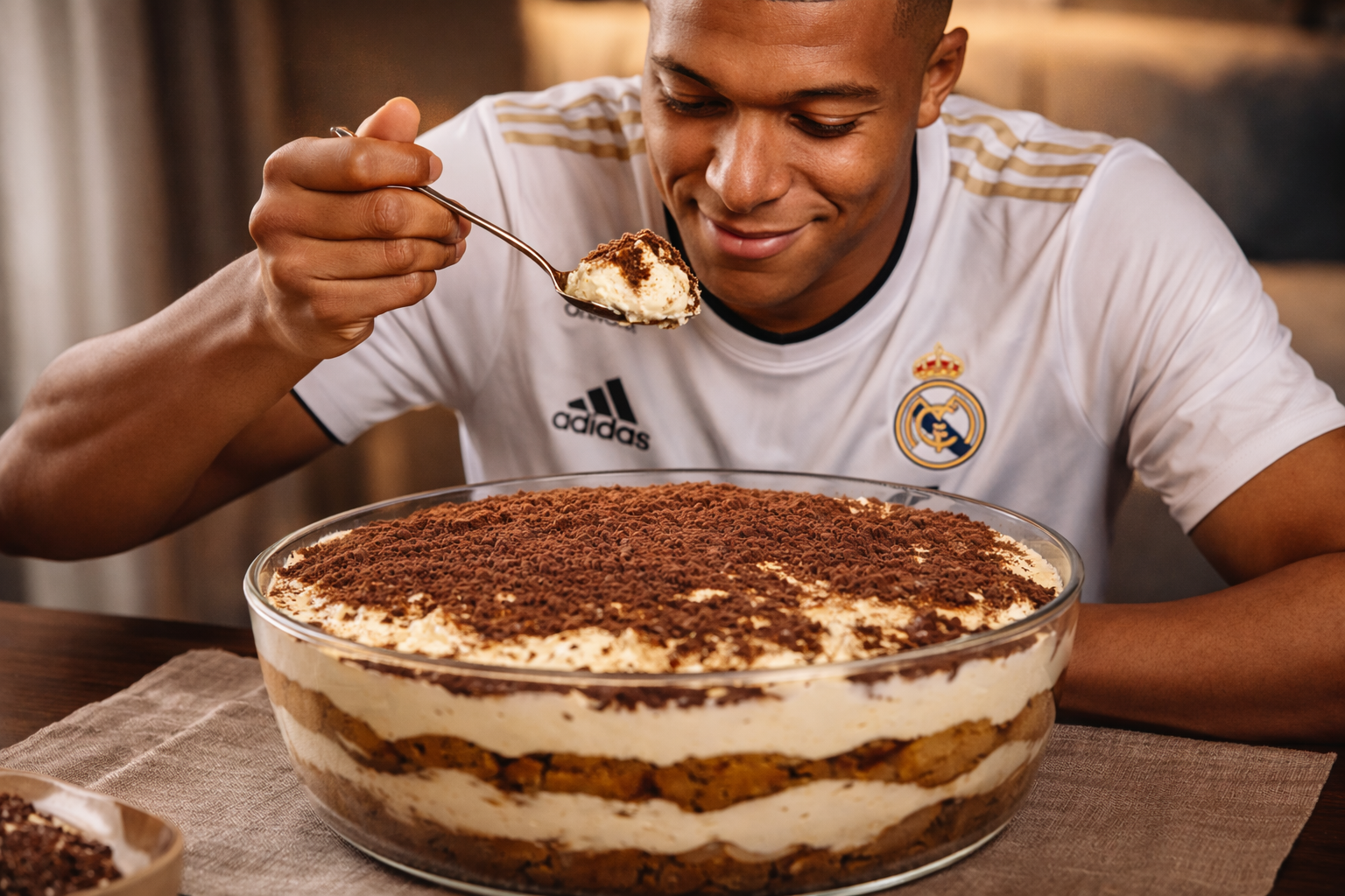 من برطمان صغير إلى وعاء كامل.. رحلة مبابي مع الأهداف والتيراميسو