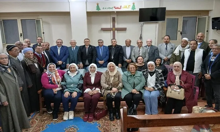 التسامح وقبول الآخر بالكنيسة الإنجيلية بالربعماية في البحيرة