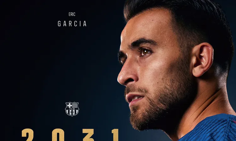 برشلونة يجدد عقد إريك جارسيا حتى 2031