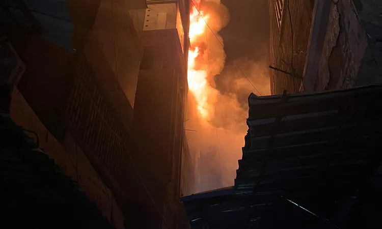 حريق مصعد عقار بطنطا وإصابة 6 أشخاص