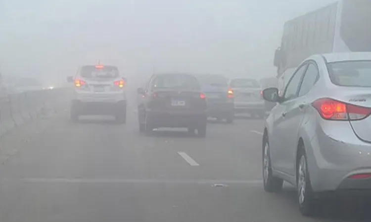 إرشادات من «المرور» للقيادة الآمنة في الشبورة المائية منعًا للحوادث