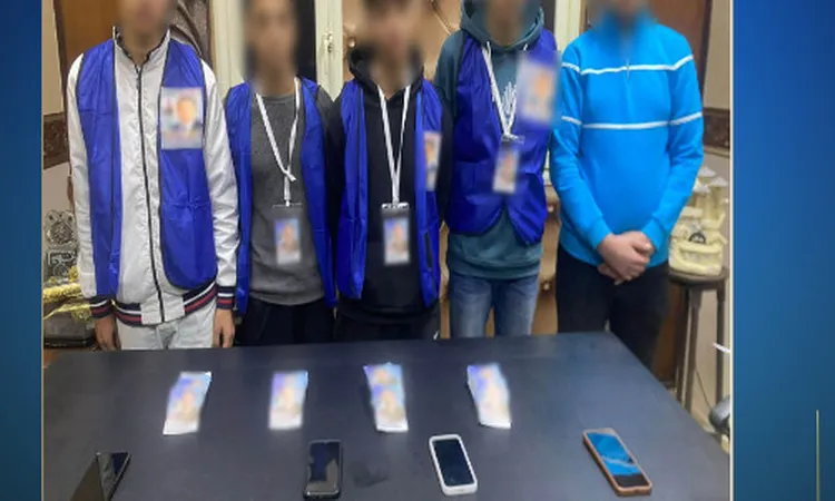 ضبط 5 أشخاص بحوزتهم كروت دعائية انتخابية بدمنهور