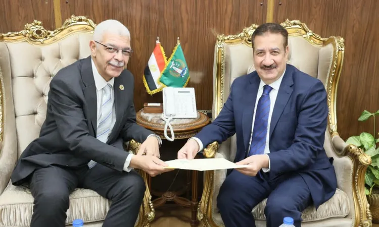 محافظ المنوفية يلتقى رئيس الجامعة للمشاركة في الإحتفال السنوي للجامعة والتنسيق للمرحلة الثانية لانتخابات مجلس النواب