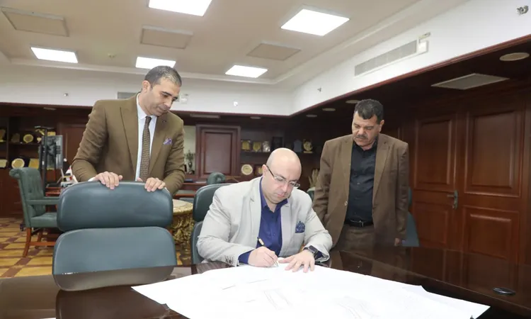 محافظ بني سويف يعتمد مشروع تقسيم لقطعة أرض بمساحة 18 ألف م² بالمدينة