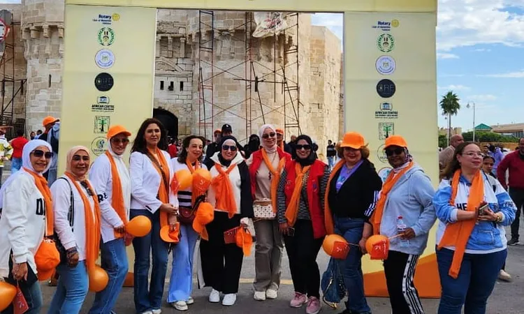 “الإفريقي لخدمات صحة المرأة” يشارك في ماراثون كورنيش الإسكندرية الذي ينظمه “روتاري هاربر” خلال المؤتمر السنوي الـ 11 للمركز