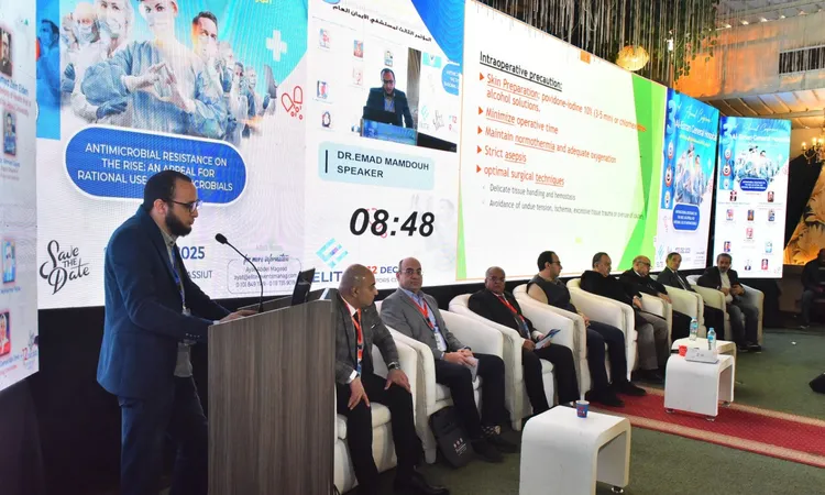 محافظ أسيوط يفتتح المؤتمر السنوي الثالث لمستشفى الإيمان العام بنادي الأطباء حول مقاومة المضادات الحيوية