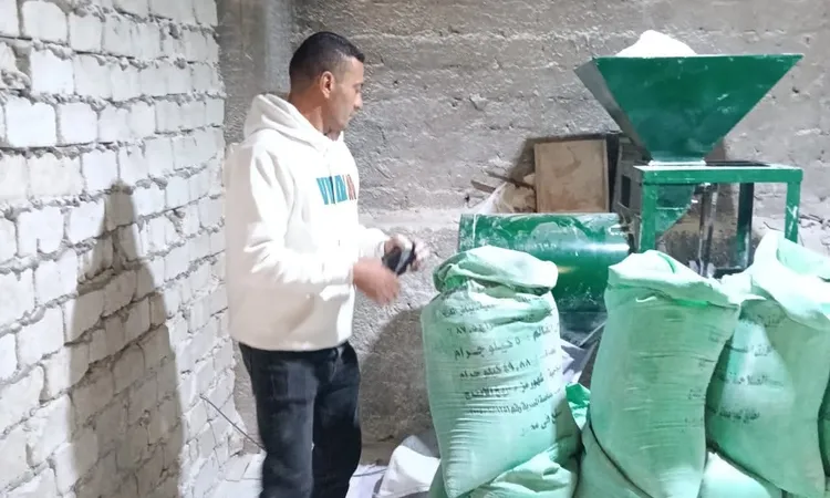 ضبط 260 شيكارة دقيق مستخدم بطريقة غير قانونية ببني سويف