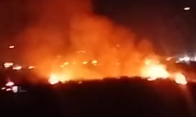 السيطرة على حريق هائل في 6 أفدنة بالعامرية