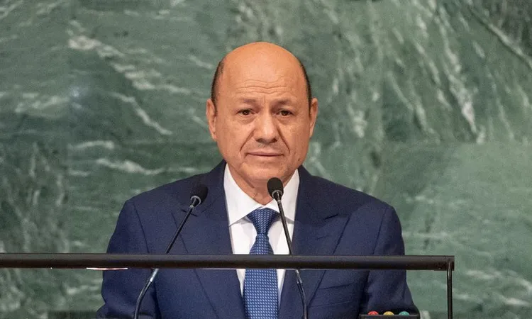 العليمي يُحذّر من «صدام داخلي جديد» جراء ما يصفه بـ«تمرد الانتقالي» وتصاعد الانقسام داخل الحكومة