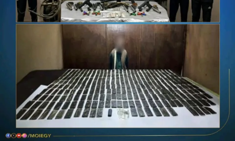 تقدر قيمة المضبوطات بـ(٩١) مليون.. الداخلية تعلن عن تصفية ٤ عناصر إجرامية في الجيزة وقنا