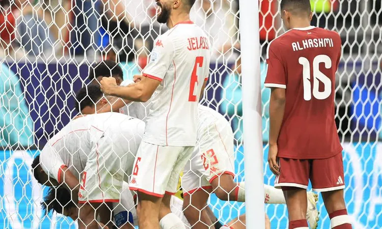 منتخب تونس يهزم قطر بثلاثية نظيفة في كأس العرب