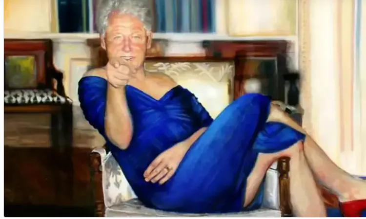 زلزال “وثائق إبستين” يضرب واشنطن: صورة صادمة لكلينتون بفتسان مثير وحذاء نسائي بكعب عالي ( صورة )